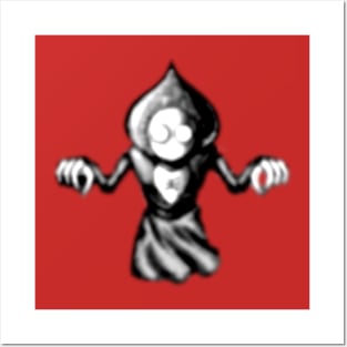 Flatwoods Monster's Ghost *GREY Posters and Art